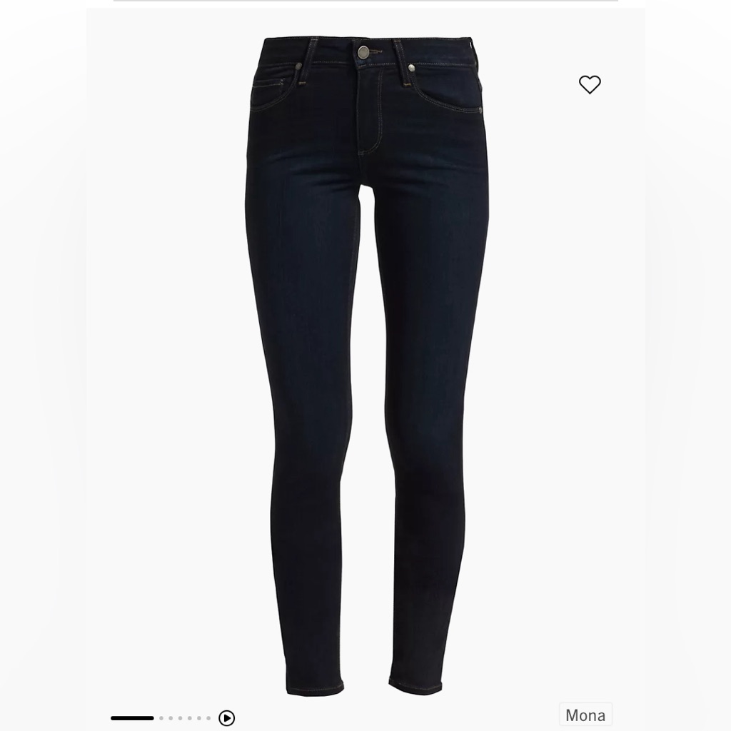 Paige Transcend Hoxton Ultra Skinny Mona Sz 26. Nwot Gorgeous! Sexy Jeans